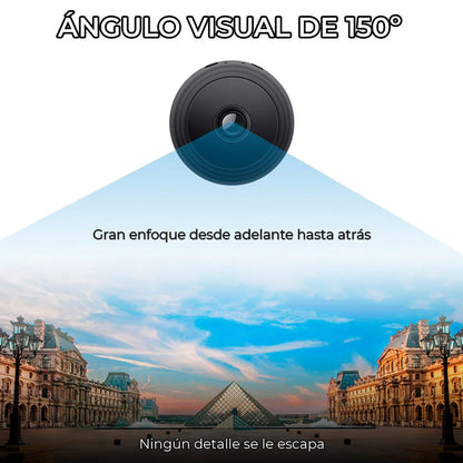 Mini Cámara™ – Cámara de Vigilancia Wi‑Fi 1080p, 150° y Nocturna