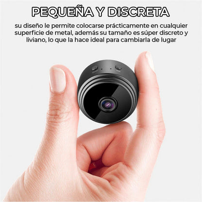 Mini Cámara™ – Cámara de Vigilancia Wi‑Fi 1080p, 150° y Nocturna