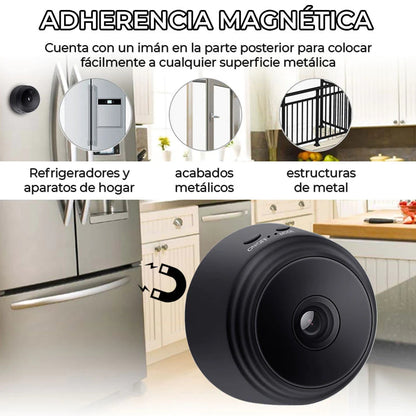 Mini Cámara™ – Cámara de Vigilancia Wi‑Fi 1080p, 150° y Nocturna