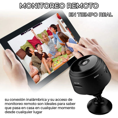 Mini Cámara™ – Cámara de Vigilancia Wi‑Fi 1080p, 150° y Nocturna
