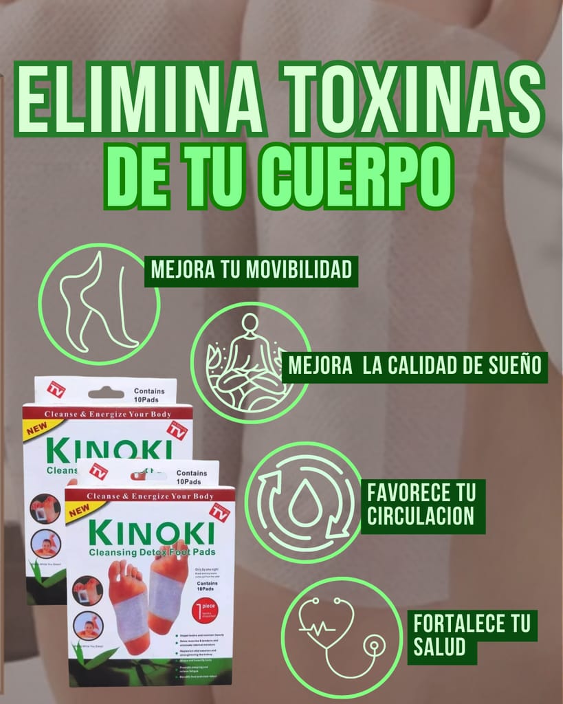 Pack Detox Kinoki 5 Cajas – Limpieza profunda mientras duermes