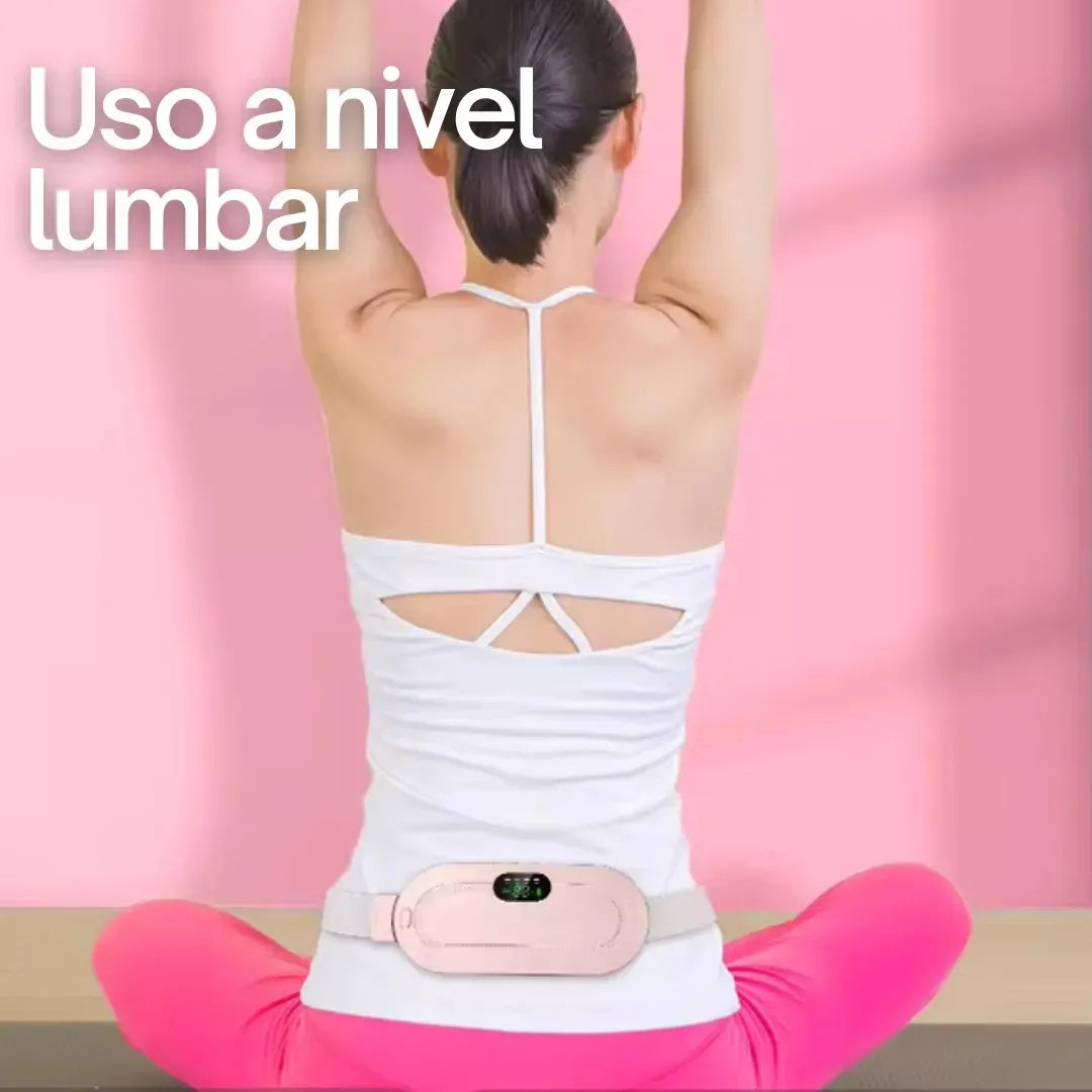 Cinturón Calentador Alivio Cólicos Menstruales Recargable – Alivio Instantáneo del Dolor