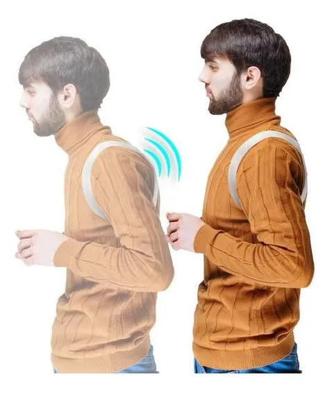 Corrector de postura inteligente con sensor automático - Elimina molestias de cuello y dolores de cabeza