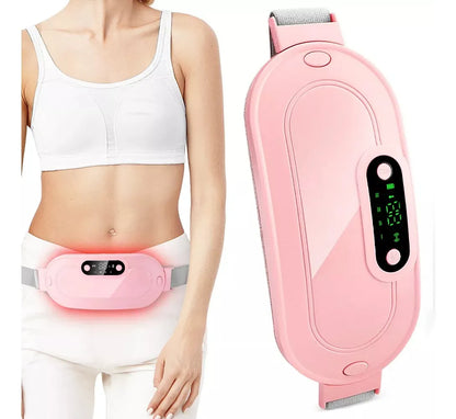 Cinturón Calentador Alivio Cólicos Menstruales Recargable – Alivio Instantáneo del Dolor