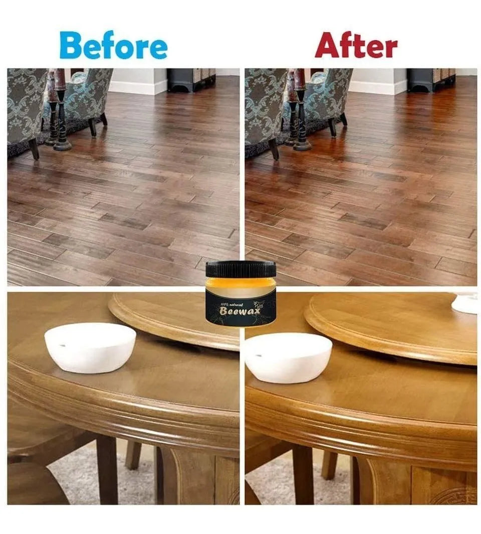 BeeWax Cera Restauradora de Madera – Renueva, Protege y Da Vida a tus Muebles