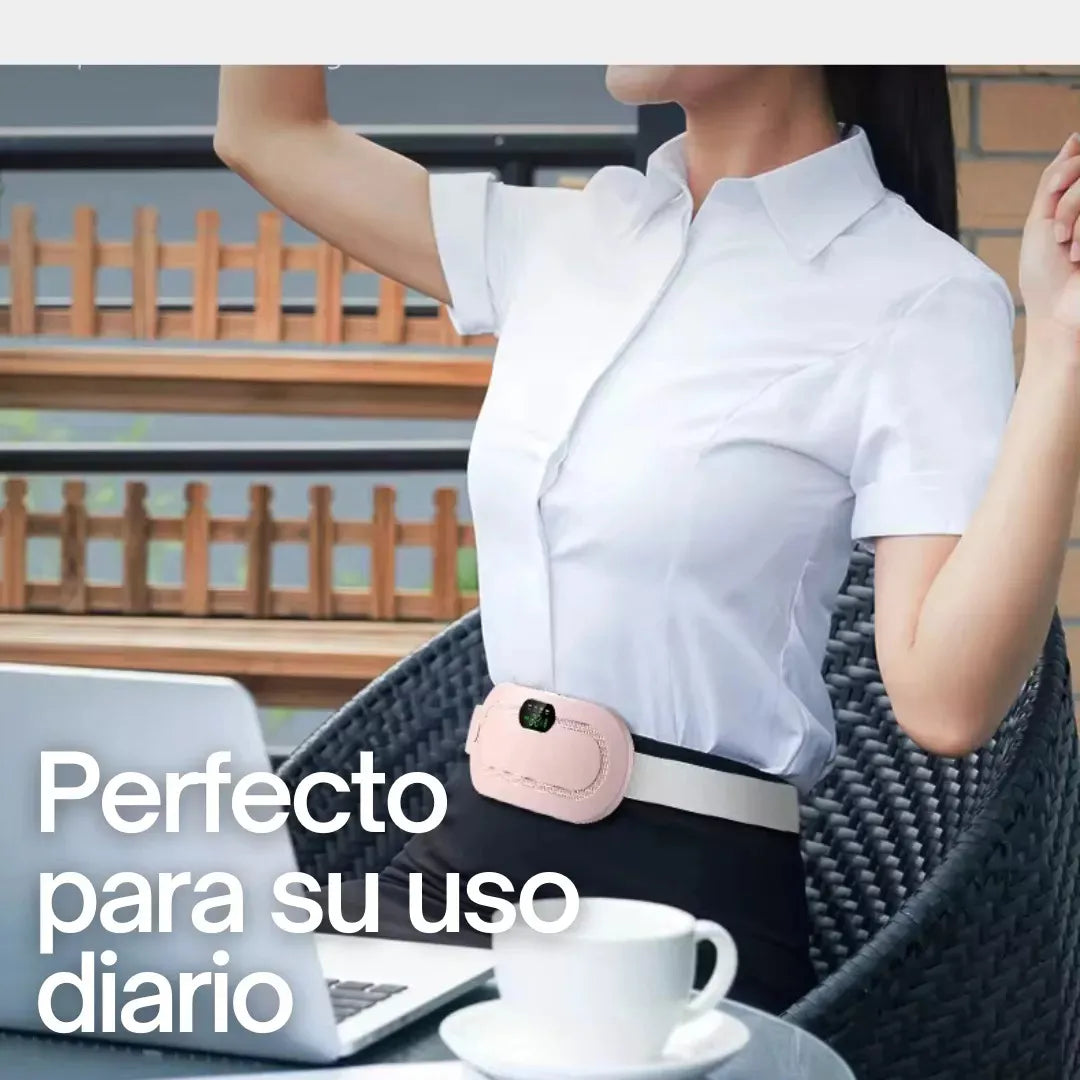Cinturón Calentador Alivio Cólicos Menstruales Recargable – Alivio Instantáneo del Dolor
